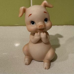 Vintage Lefton Anthropomorphic Pig Figurine — Whimsical Collectible